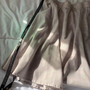Stone Check Floaty Mini Skirt